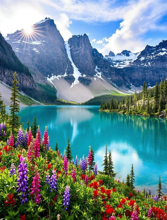 breathtaking nature unfolds beauty