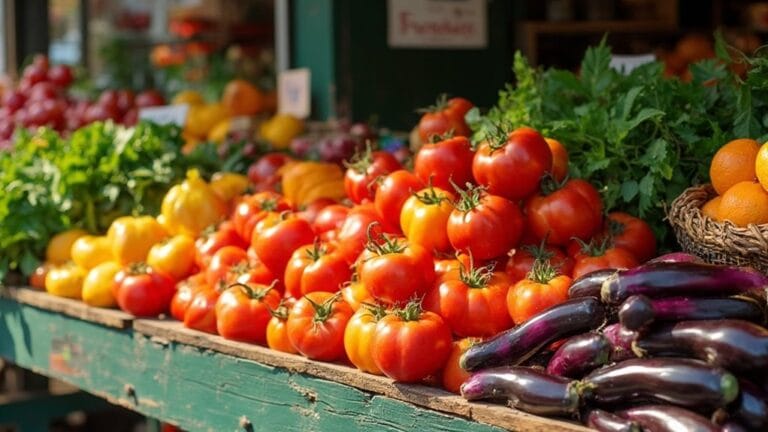 fresh produce at sf markets