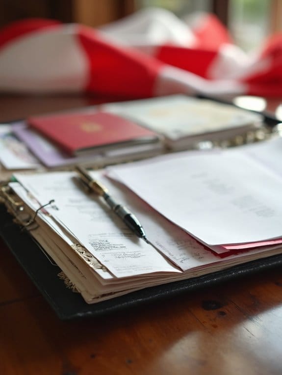 gather required supporting documents