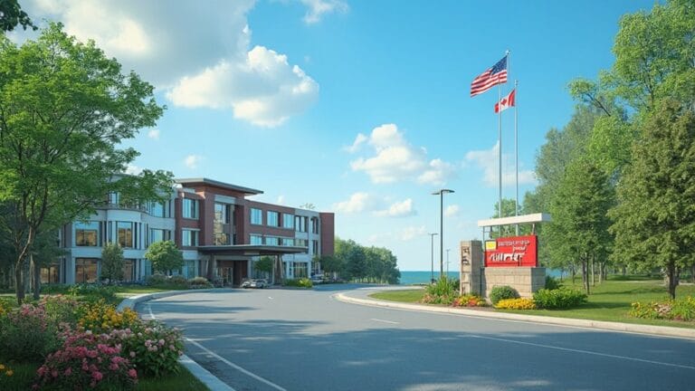 hotels near us canada border