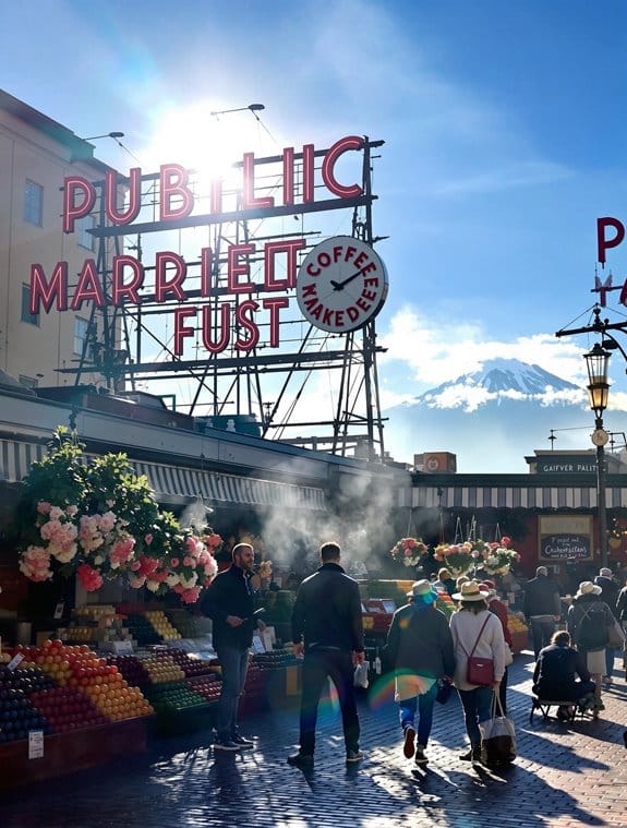 iconic seattle public market