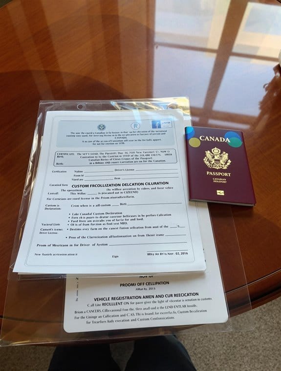 import documentation and regulations