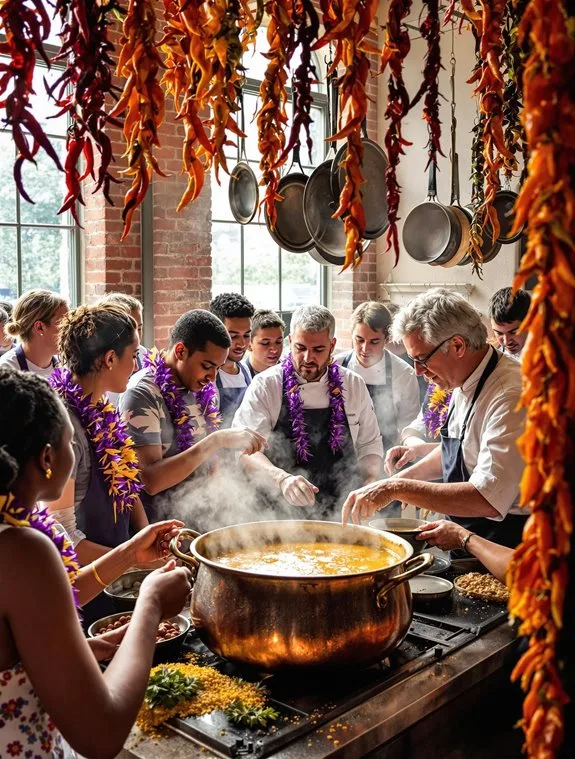 interactive mardi gras celebration