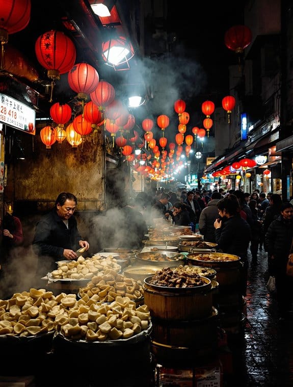 nighttime local food markets