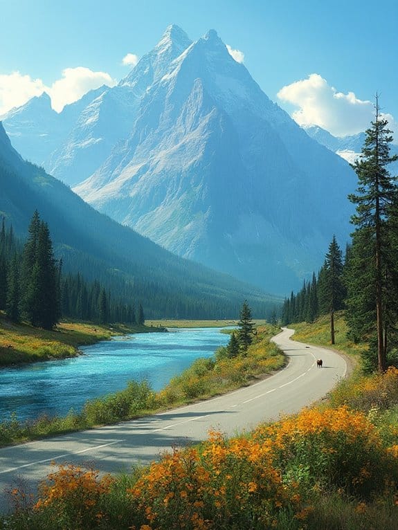 scenic drive through nature