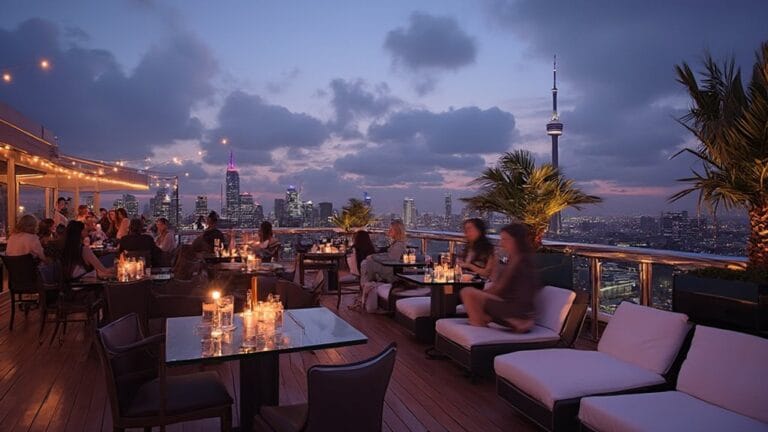 toronto rooftop bars skyline views