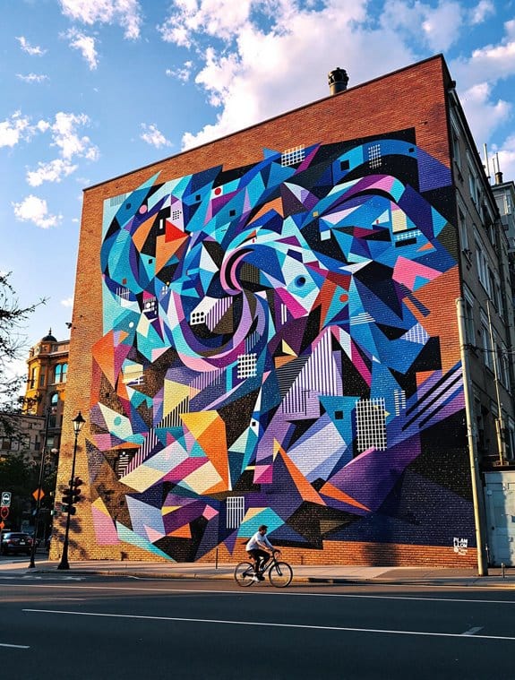 vibrant urban art scenes