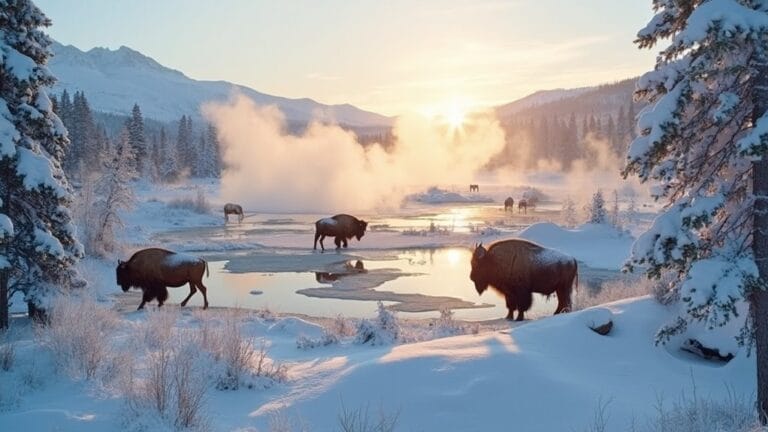 winter wildlife and solitude